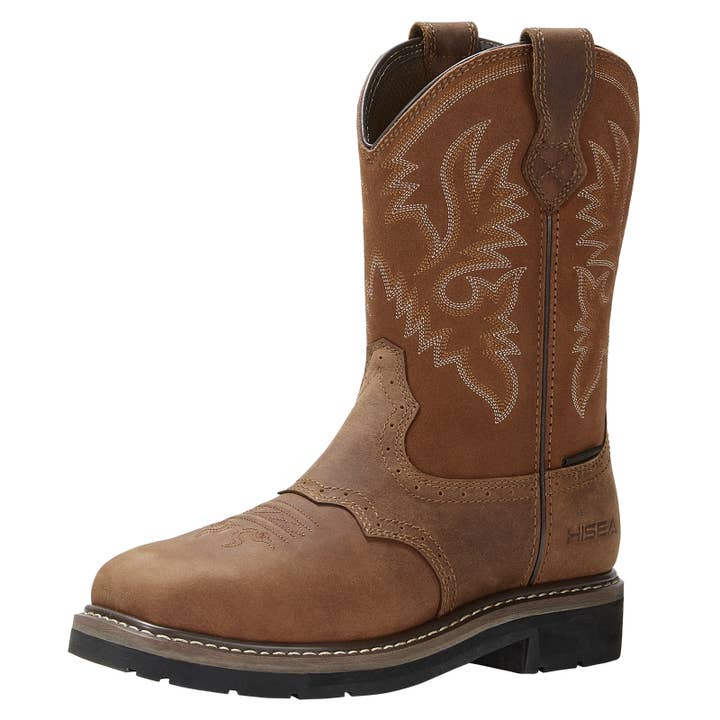 HISEA - Wholesale Cowboy Boots - Men's - Men's Steel Toe Cowboy Boots