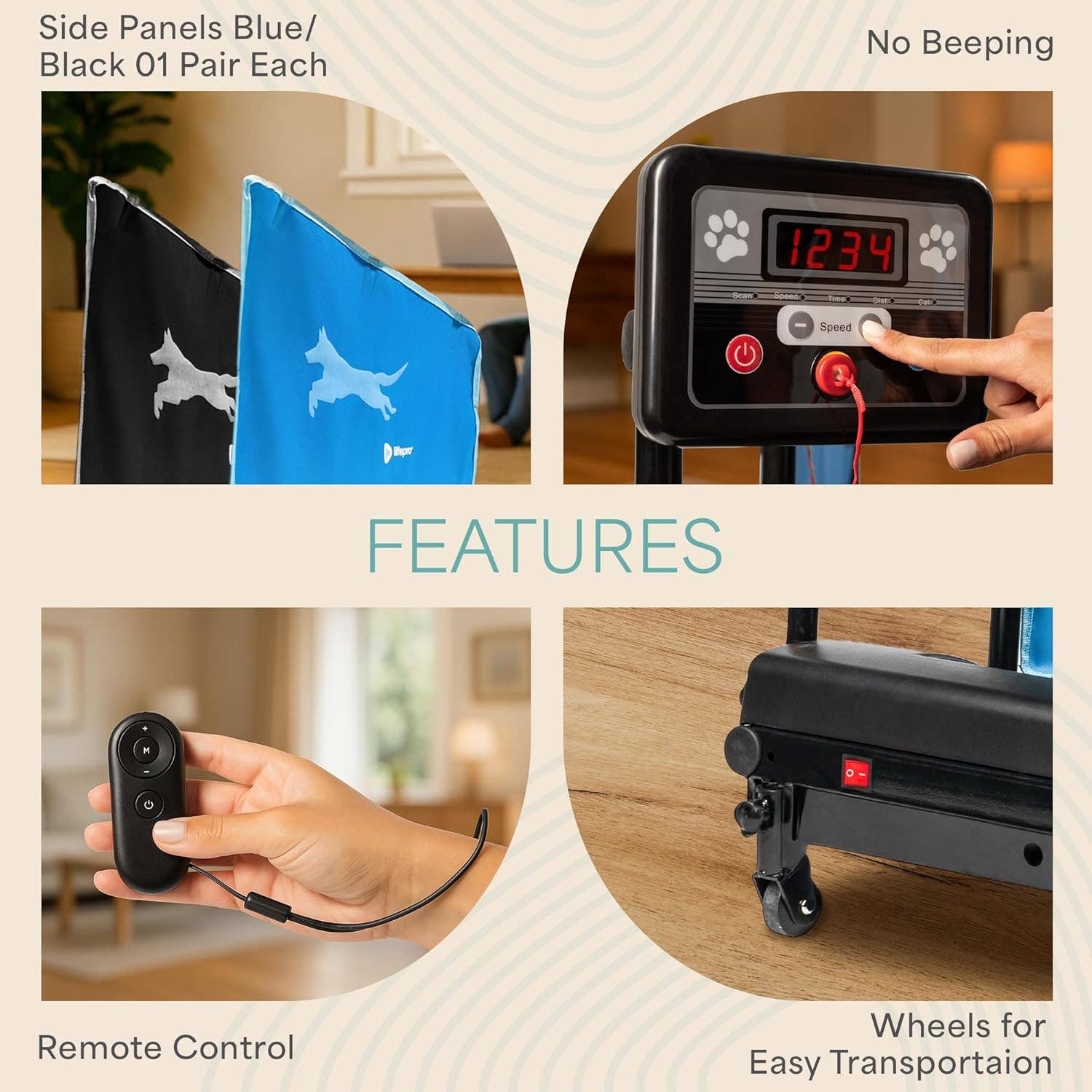 LifePro - Wholesale Fitness Equipment - Lifepro PawRunner Dog Treadmill for Small & Medium Dogs8