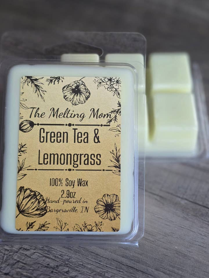 Green Tea & Lemongrass for wholesale by The Melting Mom