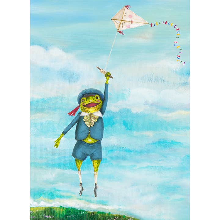 «¡No más tareas para Froggie!» /8x10 o 11x14" para venta al por mayor de Jahna Vashti