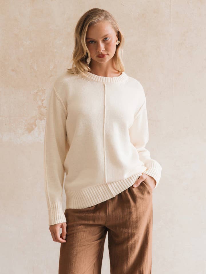 SEAM DETAIL JUMPER for wholesale by Global Fashion House