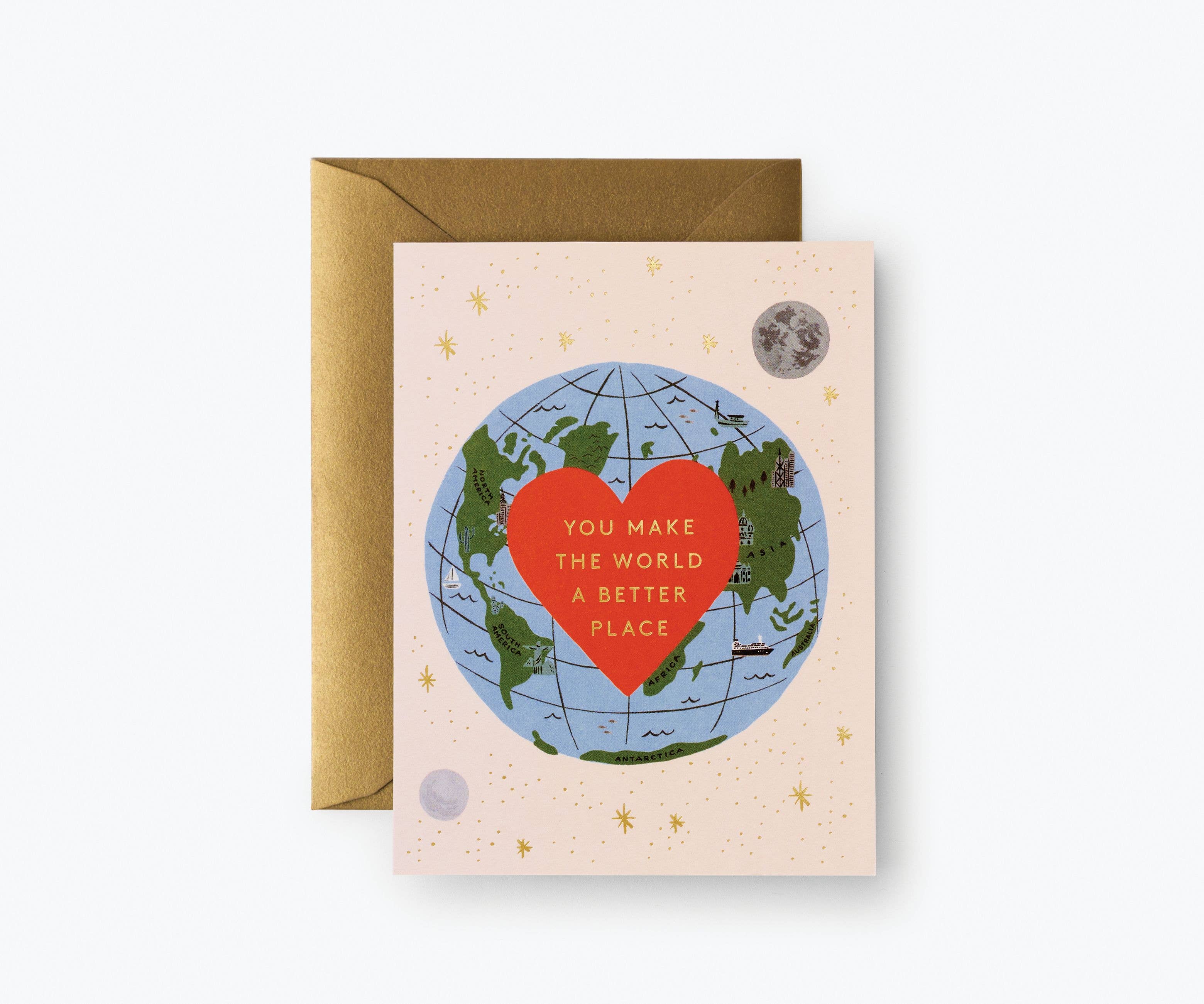 Rifle Paper Co. - Wholesale Love Card - You Make the World Better Valentine's Day Card