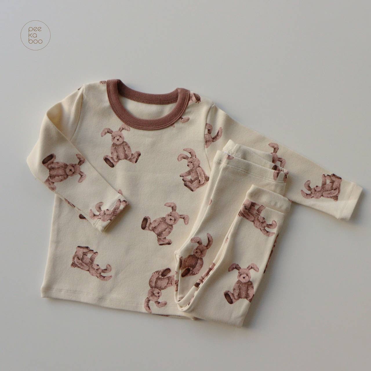 peekaboo - Wholesale Sleepwear Set - Kids - Winter Neutral toddler Cotton Pajama  Sleepwear3