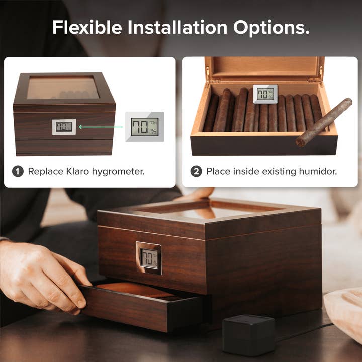 Case Elegance - Wholesale Humidor/Cigar Accessory - Klaro Valet - Smart Humidor