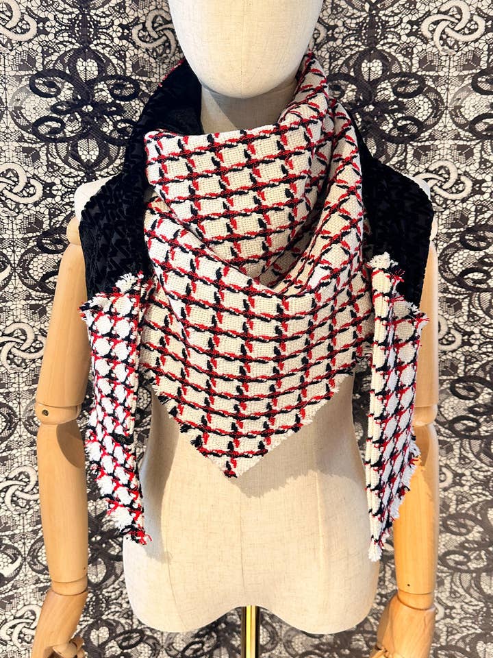 "release your anchor" bouclé V-hals (gevoerd met fleece) voor wholesale door vol(t)age