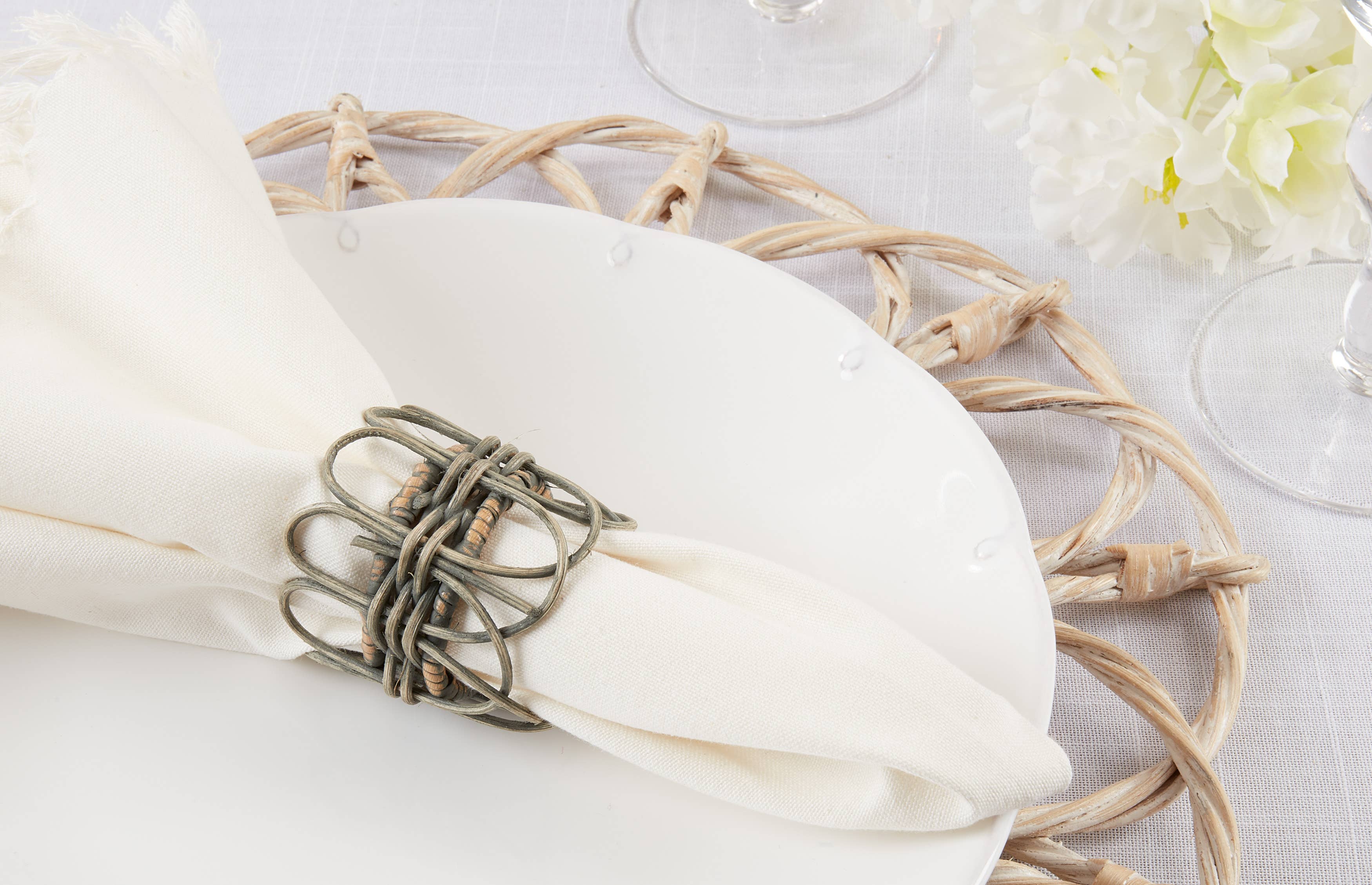 Saro Lifestyle – wholesale Servettring – Twisted Rotting Servettring5