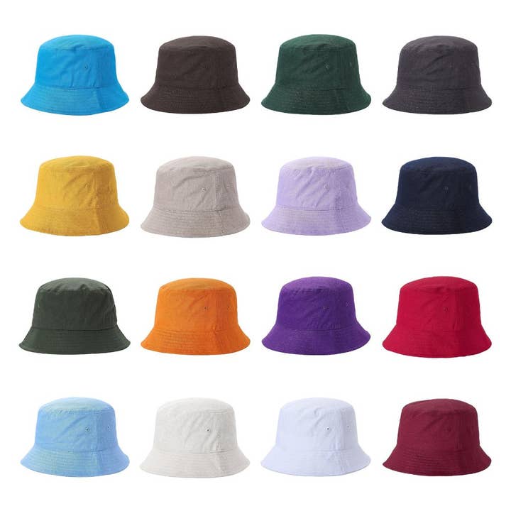 Sombrero Bucket Solid para venta al por mayor de DOBBI