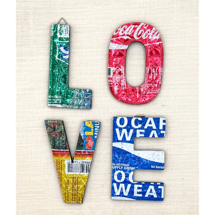 LOVE Letters - Recycled Metal, Indonesia and other Purchase Wholesale metal heart hooks. Free Returns & Net 60 Terms on Faire trending on Faire.