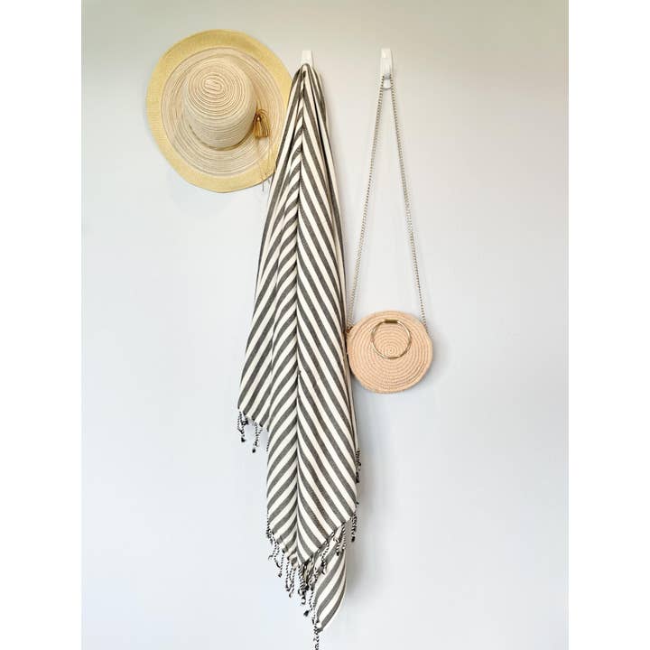 The Bali Market - Wholesale Bath Towel - Vertical Stripe Turkish Towel / Throw2