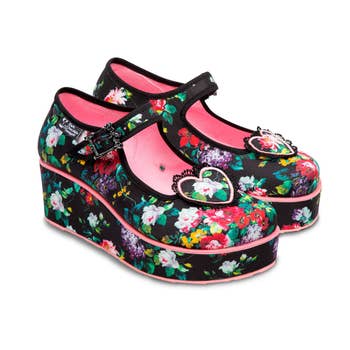 Chocolaticas® High Heels Devil Women's Mary Jane Pump Shoes
