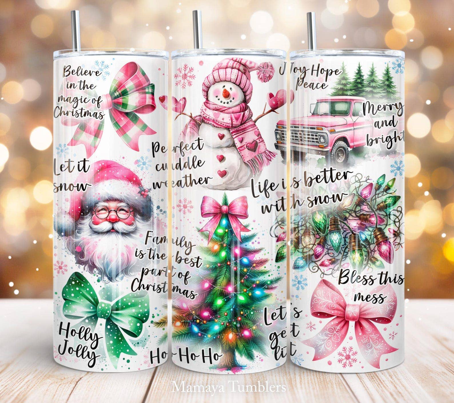 Dm Crafting – wholesale Insulated mug/tumbler – Christmas Tumbler, 20oz Skinny Tumbler, Christmas Cup0