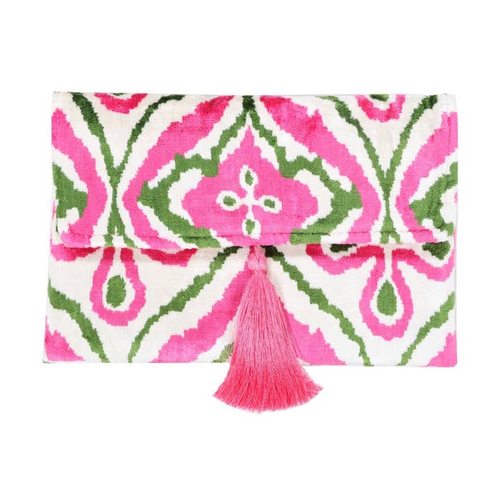 Ikat Kamelien-Blumendesign für den Großhandel von Noorel Design