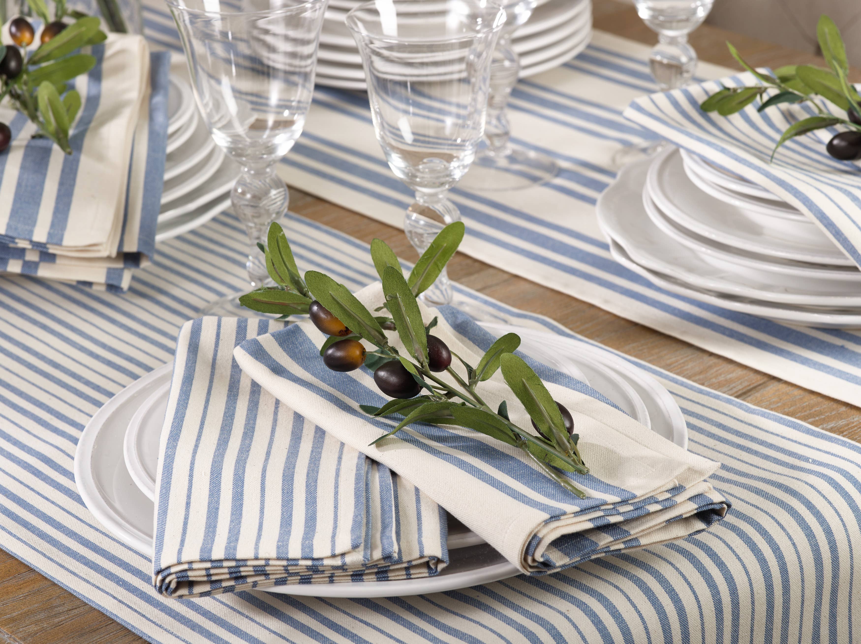 Saro Lifestyle - Wholesale Dinner & Cloth Napkin - Striped Design Napkin1