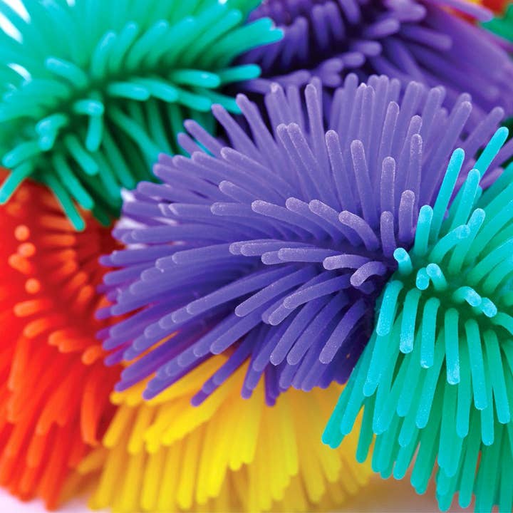 Curious Minds Toys – wholesale Fidget toy – Kids – 1 Tangle HAIRY Soft Fidget Toy - Bendable Connected Curved F