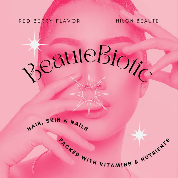 Nilon Beaute – Suplemento/vitamina oral por atacado – BeauteBiotic Gummies: Cabelo, Pele e Unhas5