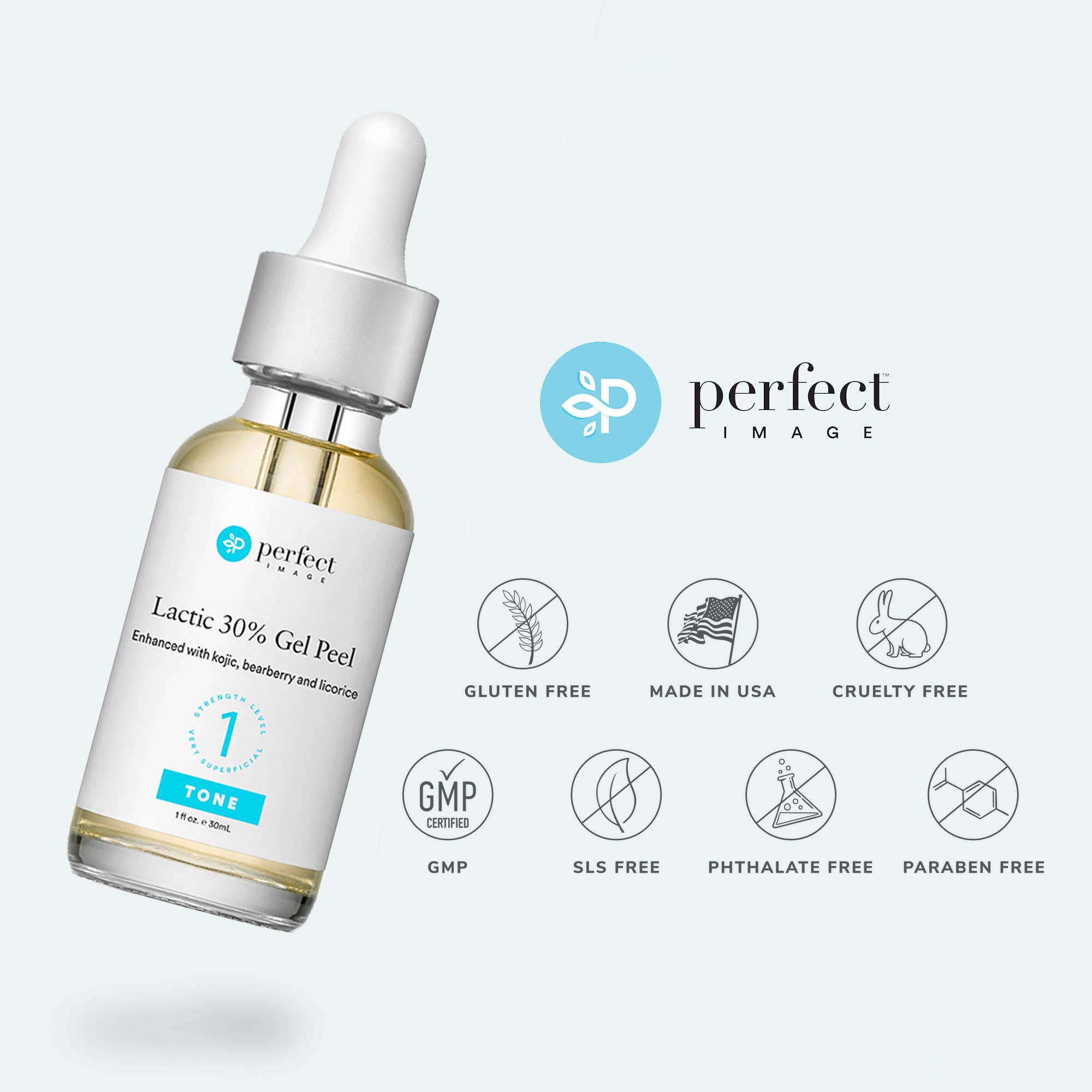 Perfect Image - Wholesale Facial Peel - Lactic 30% Gel Peel - Level 110