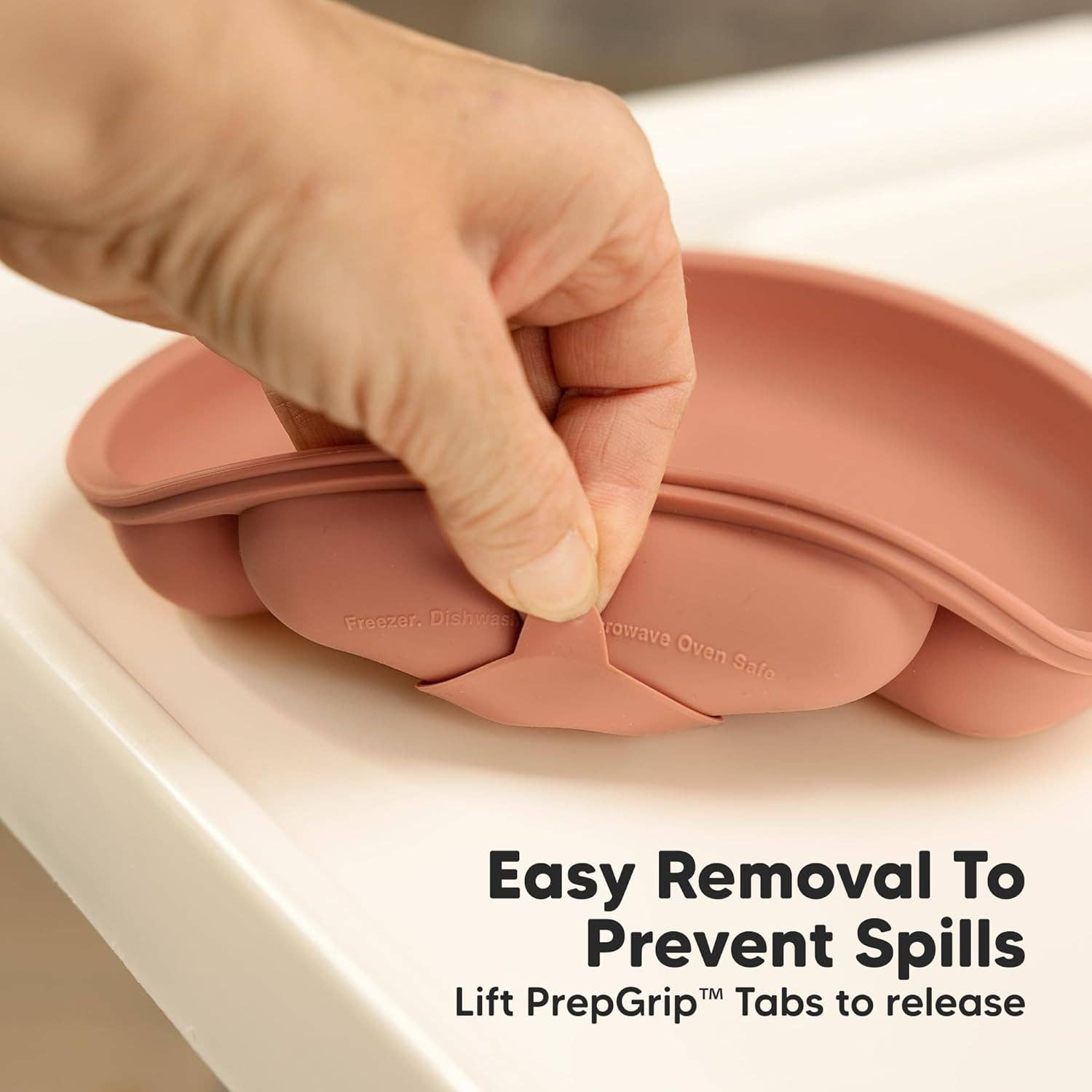 Roseate 3-Pack Prep Suction Plates for Baby, BPA-Free Silicone Plate for wholesale on Faire5