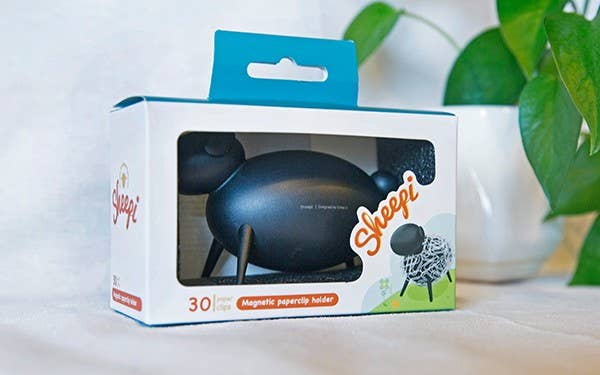 Allocacoc DesignNest - Venta al por mayor Clips - Soporte magnético Sheepi para sujetapapeles10