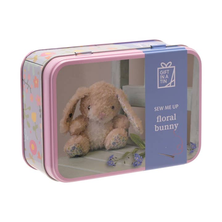 WIDDOP and Co. - Wholesale Craft Supplies - **MULTI 6** Apples To Pears Gift In A Tin Sew Me Up Floral Bunny2