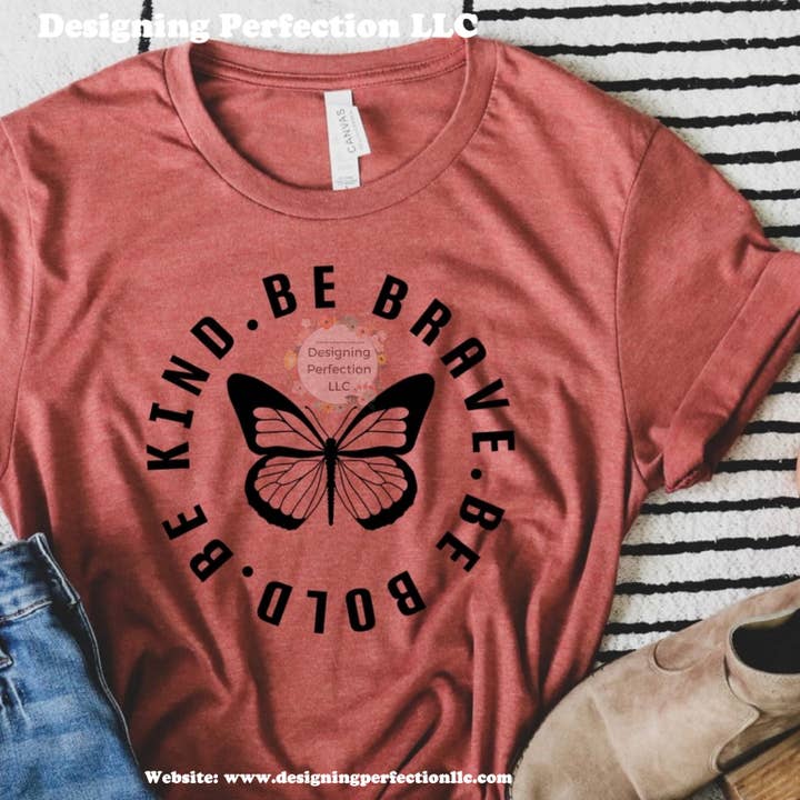 Soyez gentil, soyez courageux (14) pour la vente par Designing Perfection LLC