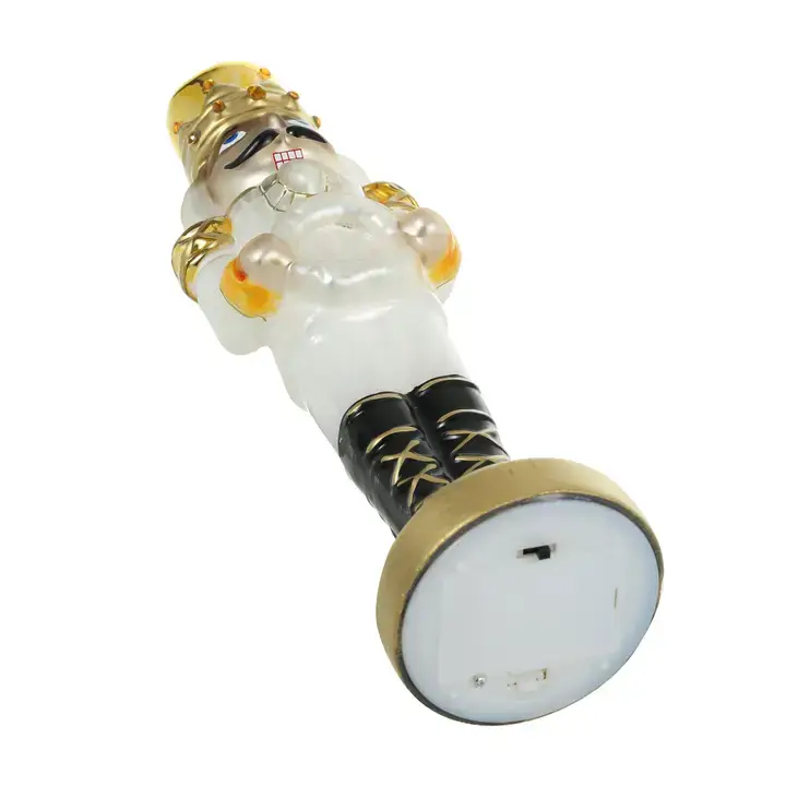 SINT - Wholesale Holiday Nutcracker - SINT Color Glass Lightup Nutcrackers Figurine Ornaments for 13