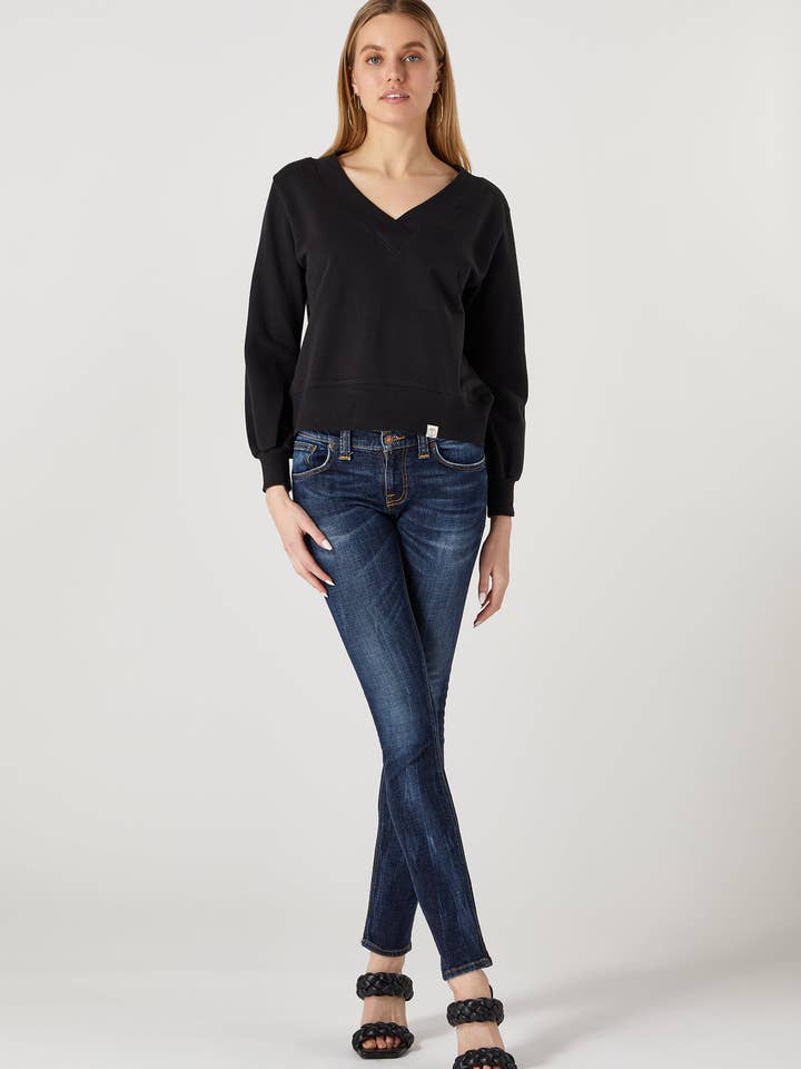 Fiona V-Neck Sweatshirt for wholesale by LOVETRUST