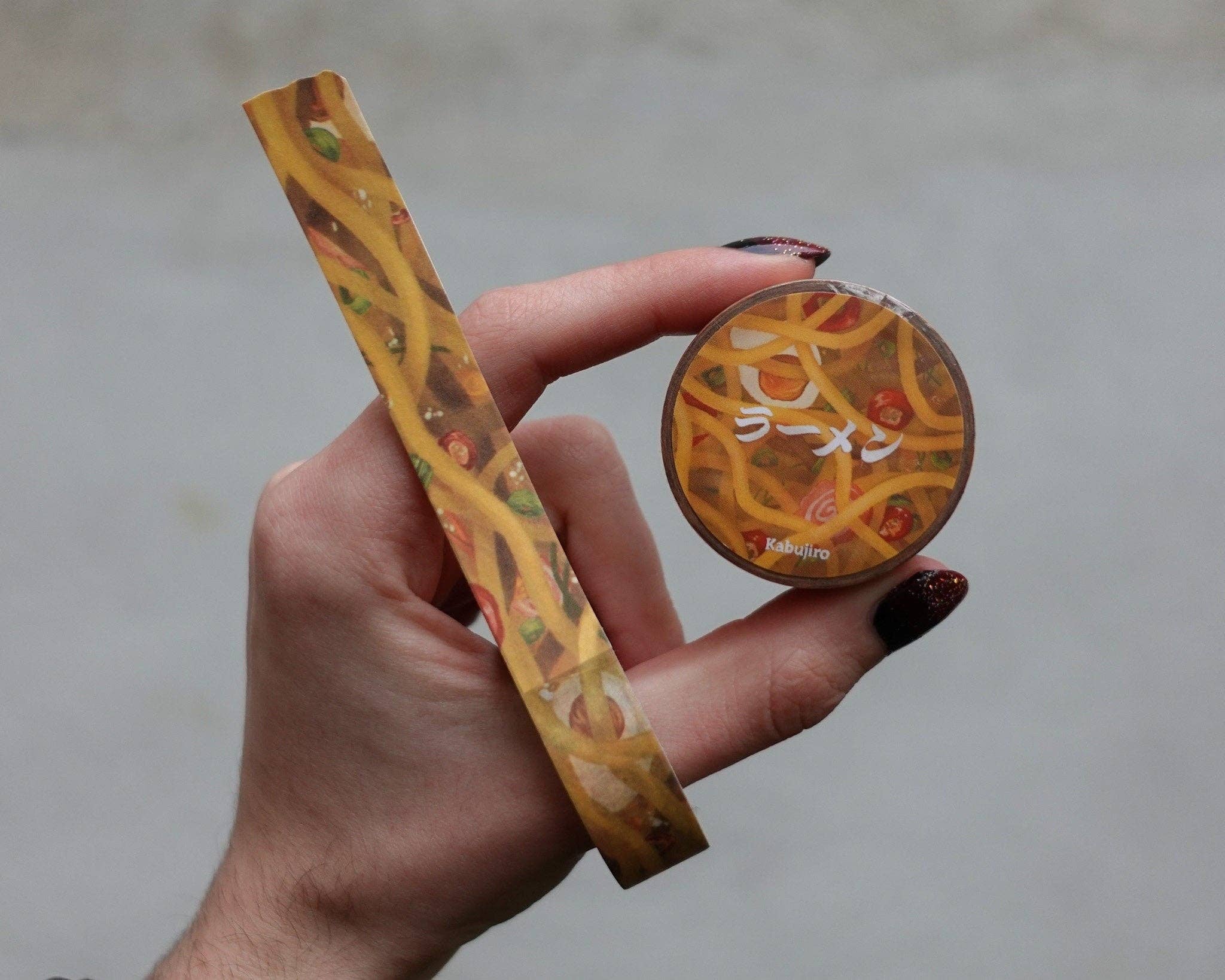 Kabujiro - Wholesale Washi Tape - Tasty Ramen – Japanese Food Washi Tape0