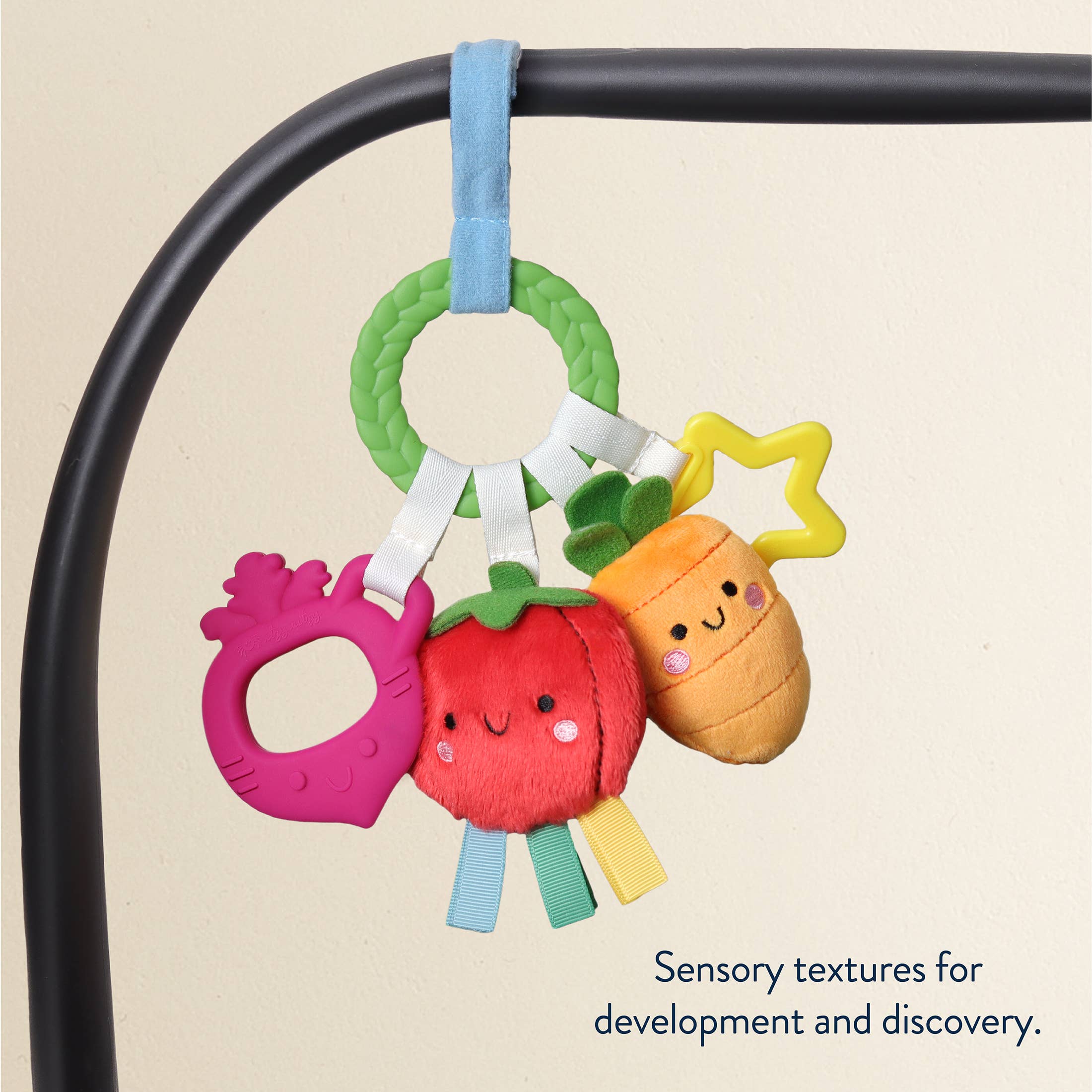 Itzy Ritzy - Wholesale Teether (Not Clip-On) - Baby - *NEW OPTION* Bitzy Busy Ring™ Teething Activity Toy18