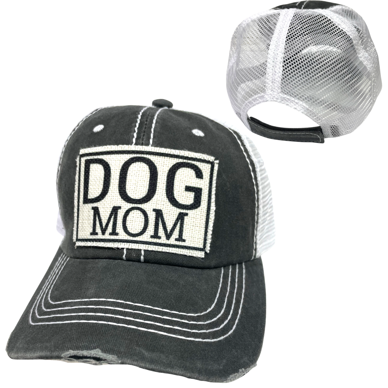 dkhandmade - Vente Casquette de camionneur – femme - CASQUETTE DE BALLE POUR CHIEN | CHAPEAU POUR FEMME | EFFET VIEILLI8