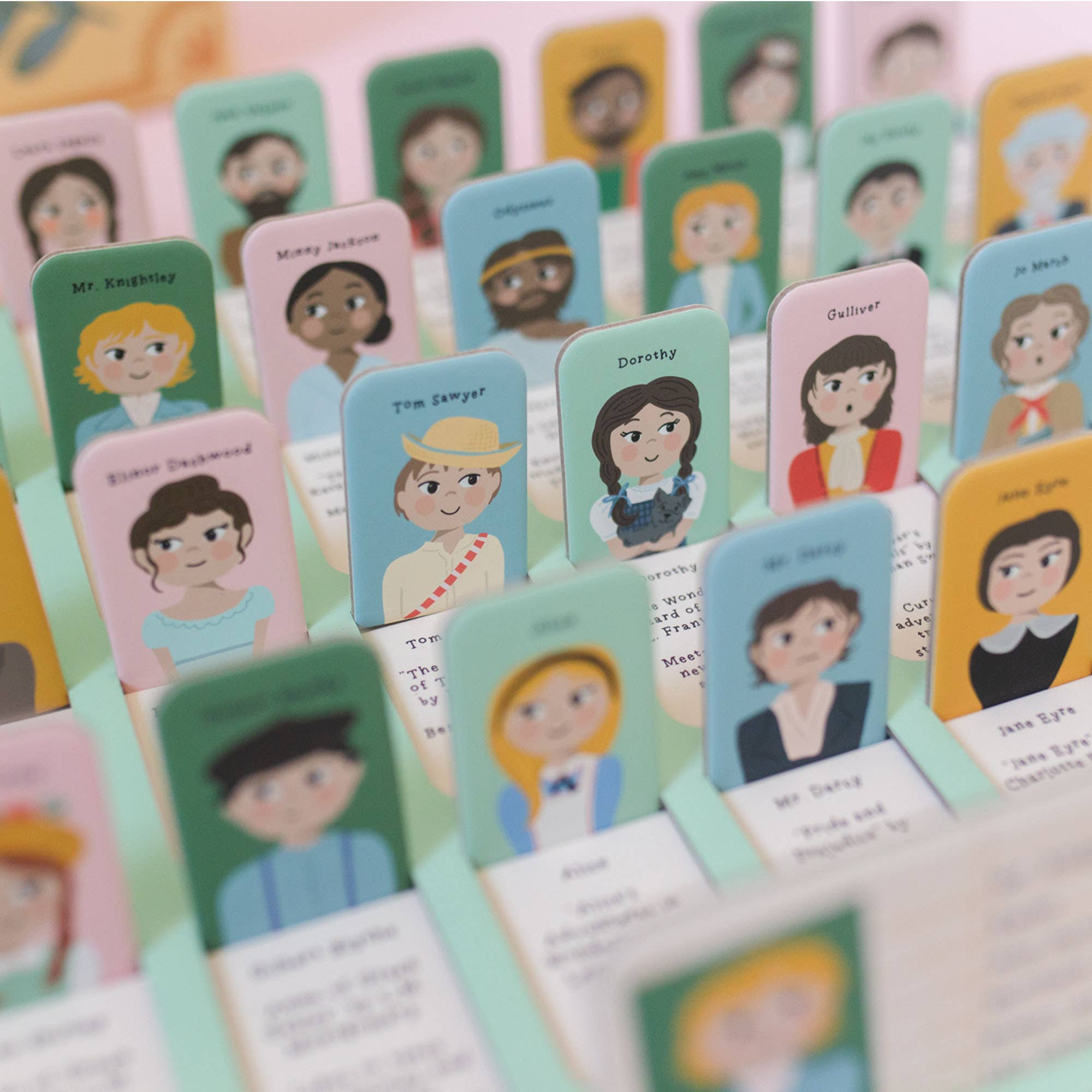 Pippi Post – wholesale Brädspel – Literary Who's Who – Gissningsspel med litterärt tema5