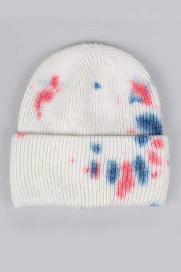 Suzie Q USA – wholesale Beanie – Women's – Women Double Layer Tie Dye Beanie0