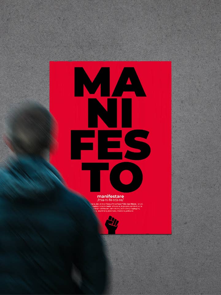 Manifesto Poster A2 for wholesale by ErnestoShop