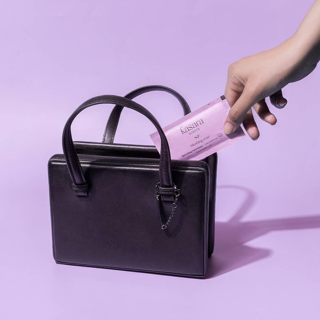 Kasara Atelier - Wholesale Face & Body Wipes - 60 Scented wipes mix box pink7