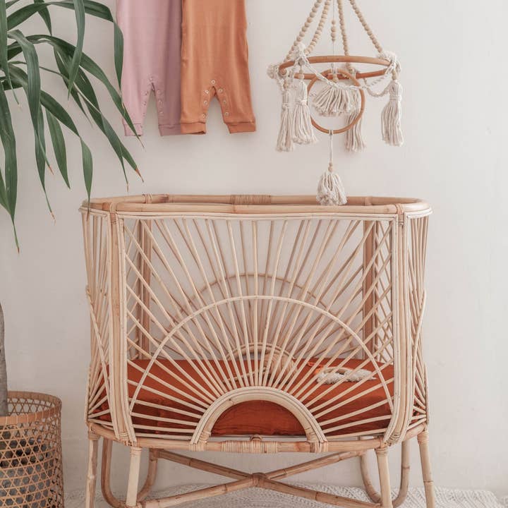 Village Thrive - Wholesale Clothes Hangers - Rainbow Rattan Hanger4