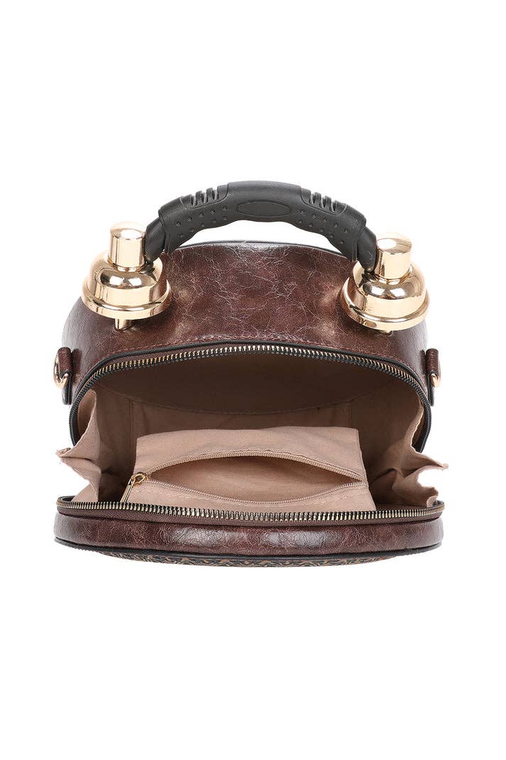 Ellas Trading - Wholesale Shoulder Bag - Women's - Unique Luxury Shoulder Handbag Round Clock 3