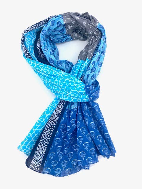 Foulard cheche o Pareo 100% cotone per la vendita all'ingrosso da parte di Maison Unik Accessoires