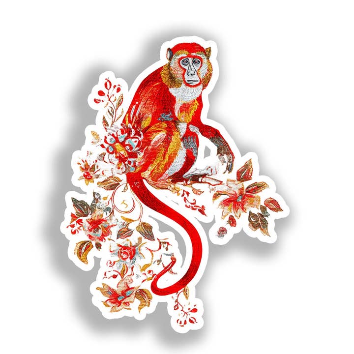 Aap Sticker # A018465 voor wholesale door Yoonek Graphics