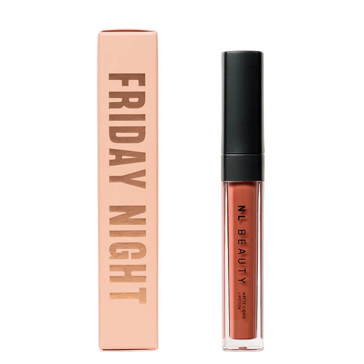Langvarig mat flydende læbestift, NUDE - FREDAG AFTEN for engroshandel hos NL Beauty