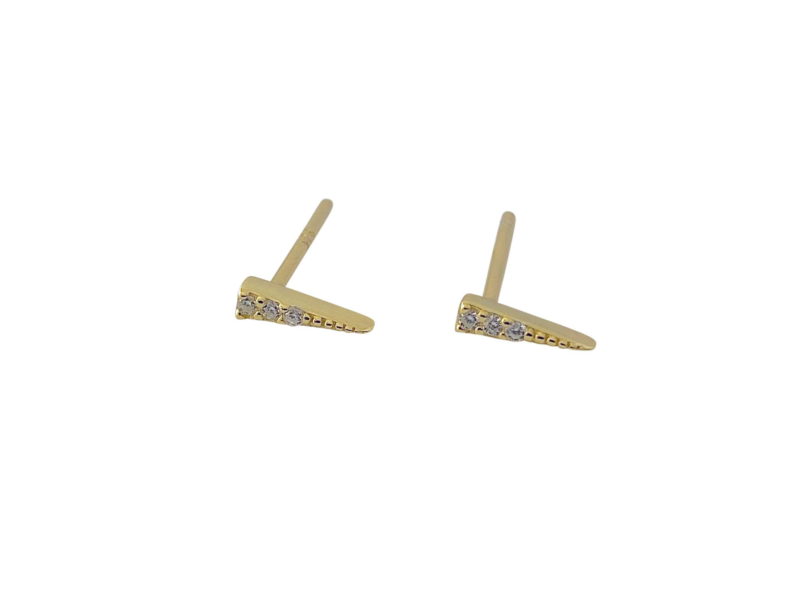 Modern Opus - Wholesale Stud/post earrings - Spike Post EA20242