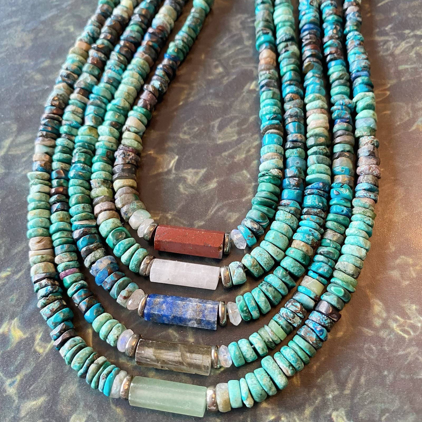 Edenoe - Wholesale Beaded/Pearl Necklace - THE LAPIS LAZULI FERRET1