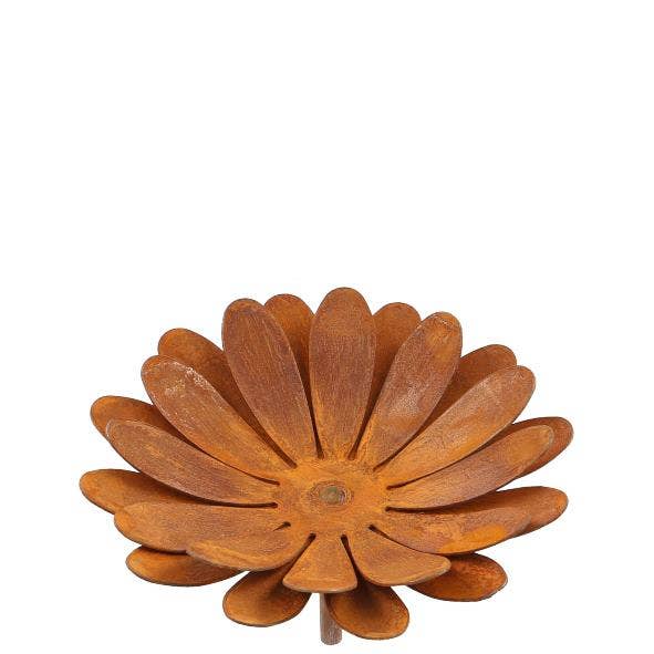 Vosteen - Wholesale Garden/Lawn Stake - Metal flower plug open, motif: D20cm, H7cm, H1