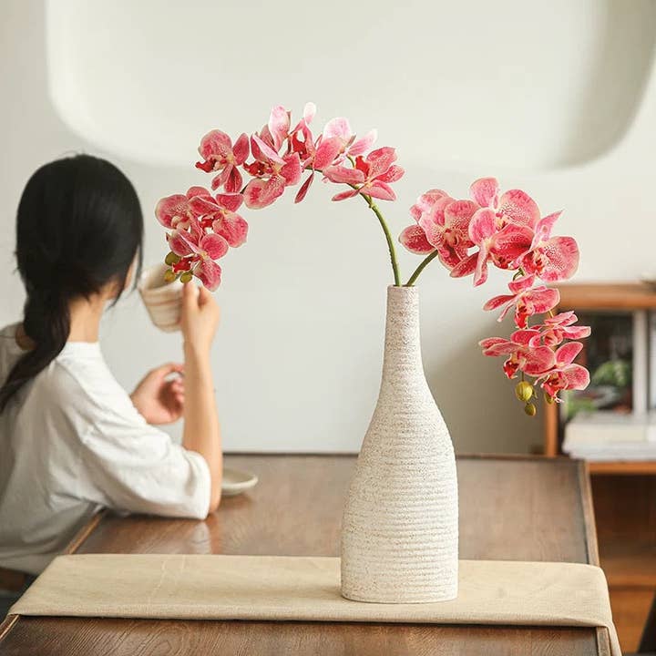 Rustic Reach - Wholesale Artificial Flowers - Real Touch Orchid Stem in Various Colors 35" Tall13