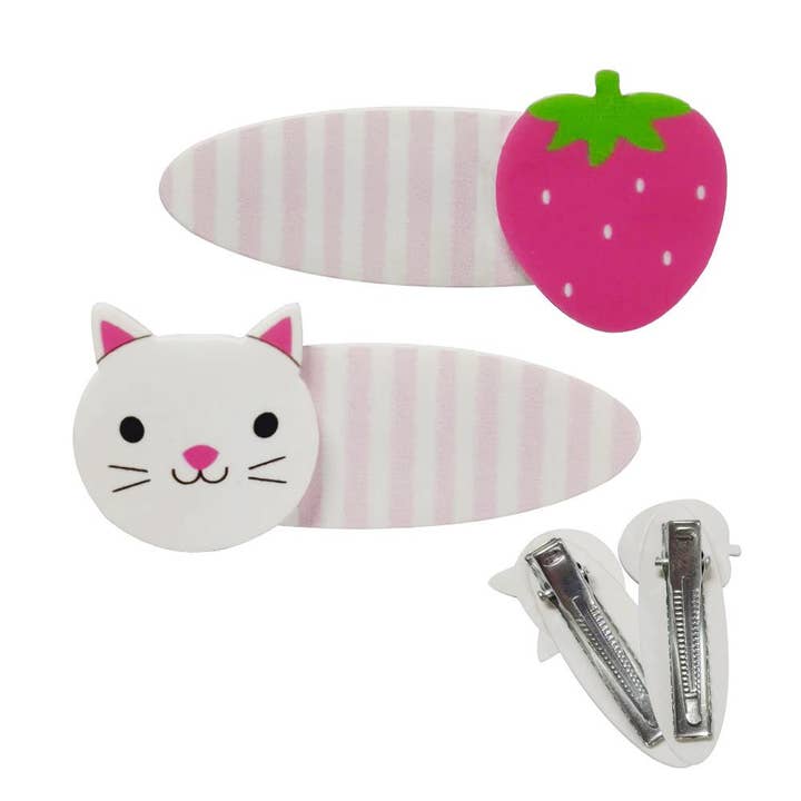 Tea Party Berry Cat Hair Clips for wholesale by Lauren Hinkley Australia