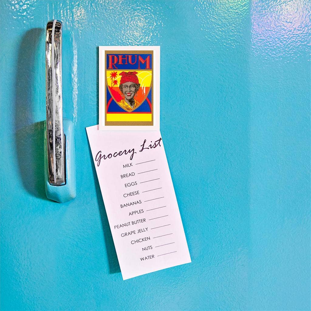 Found Image Press – wholesale Magnet – Magnet BV-74 Rhum, Black Woman with Headscarf1