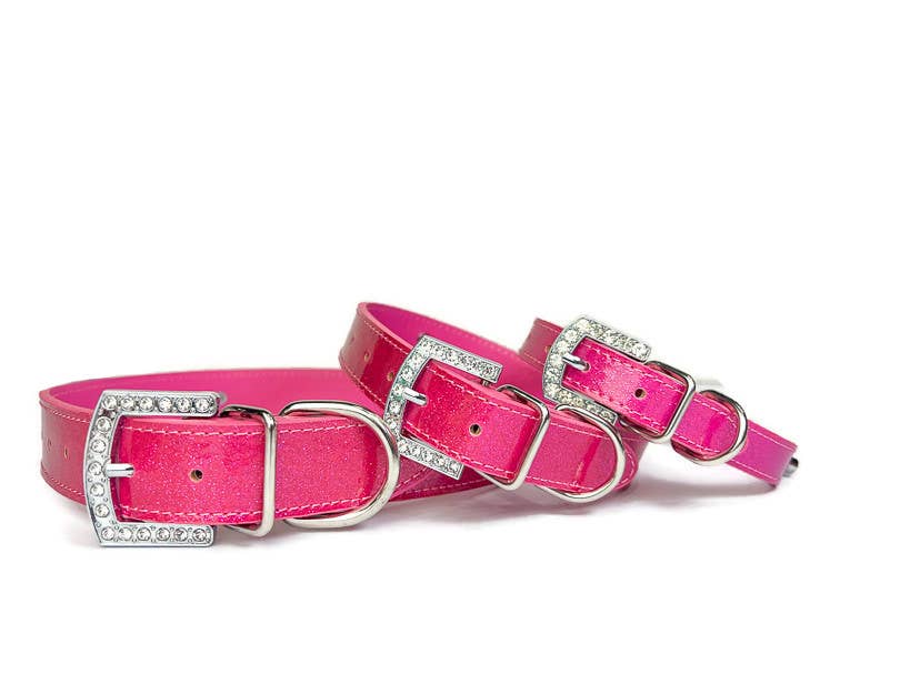 House of FurBaby - Wholesale Pet Collar - Dog -  Personalized Sparkle Collar - 3 color options5