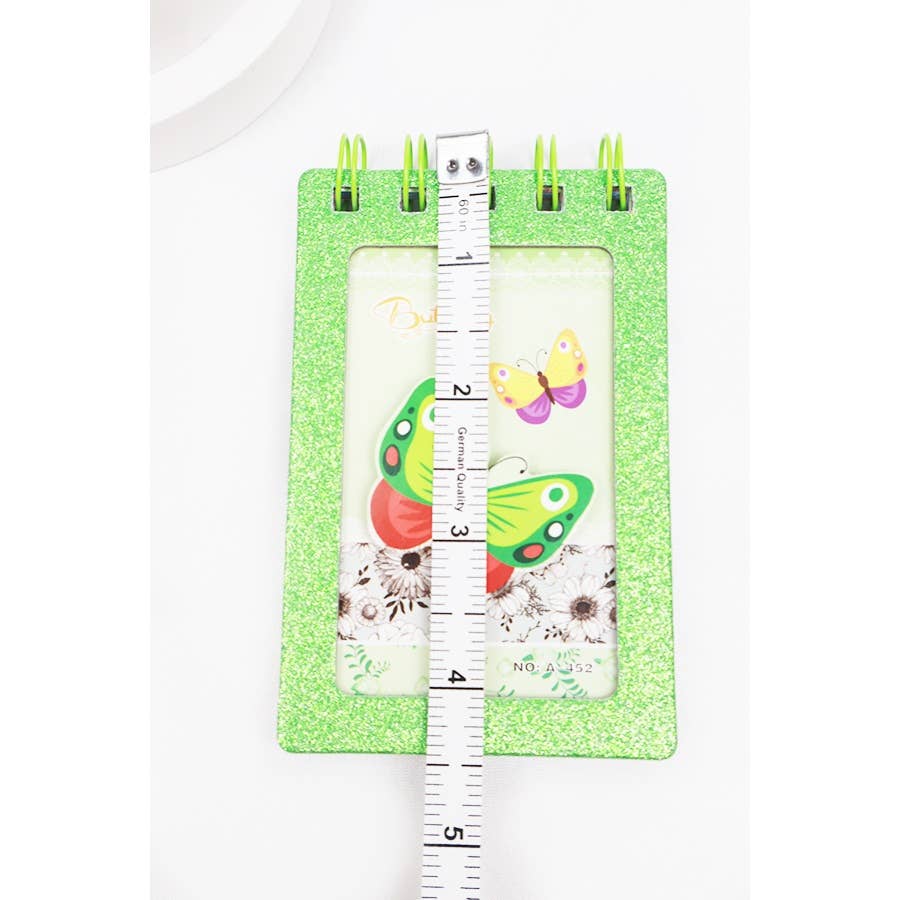 MIX COLOR Glitter Butterfly Notebook for wholesale on Faire6