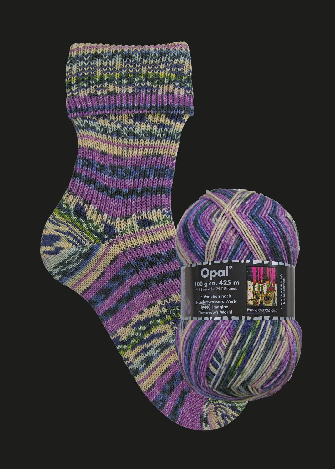 SCHULANA - Wholesale Yarn - OPAL sock yarn after Hundertwasser 4-ply21