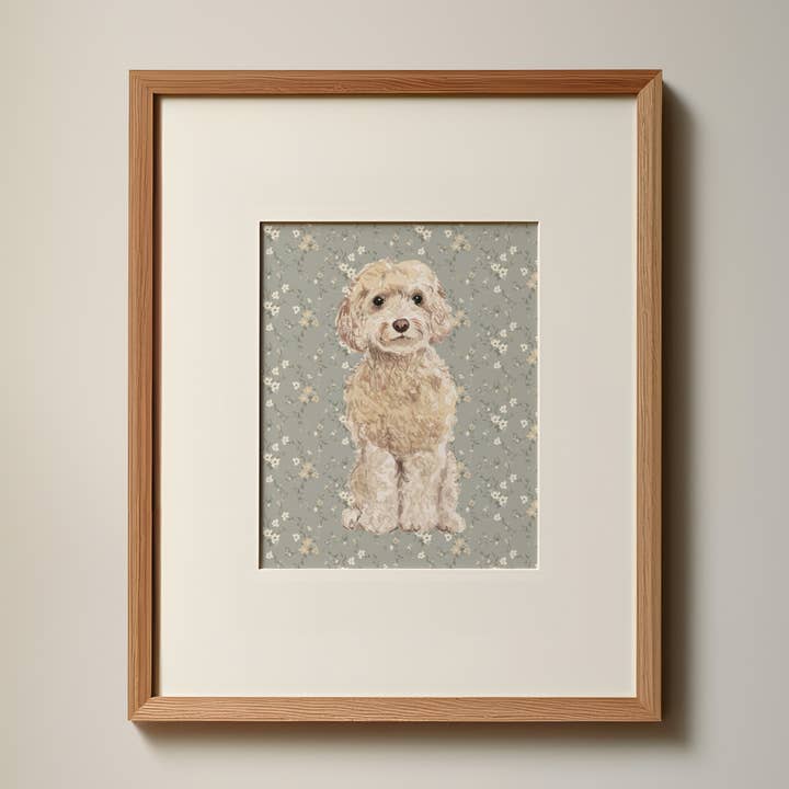 Stampa d'Arte di Cane Cockapoo per la vendita all'ingrosso da parte di Paperly Creative Co