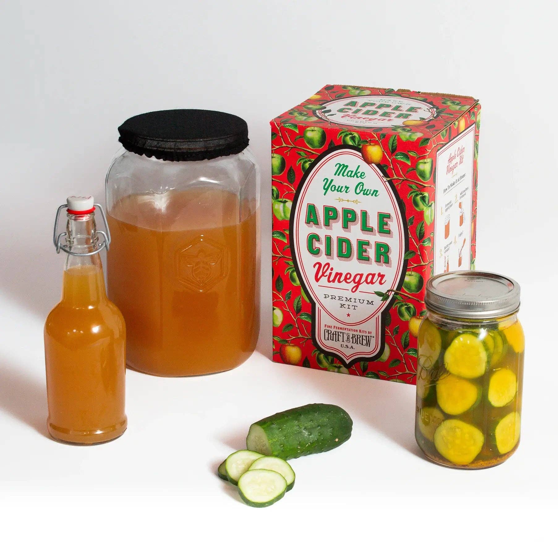 Craft a Brew – Großhandel DIY-Getränkekit – Apfelessig-Set4