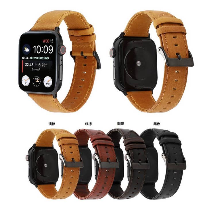 IWATCH7 1 SE CRAZY HORSE WAX LEATHER STRAP_CWWW0079 for wholesale by Lovenne